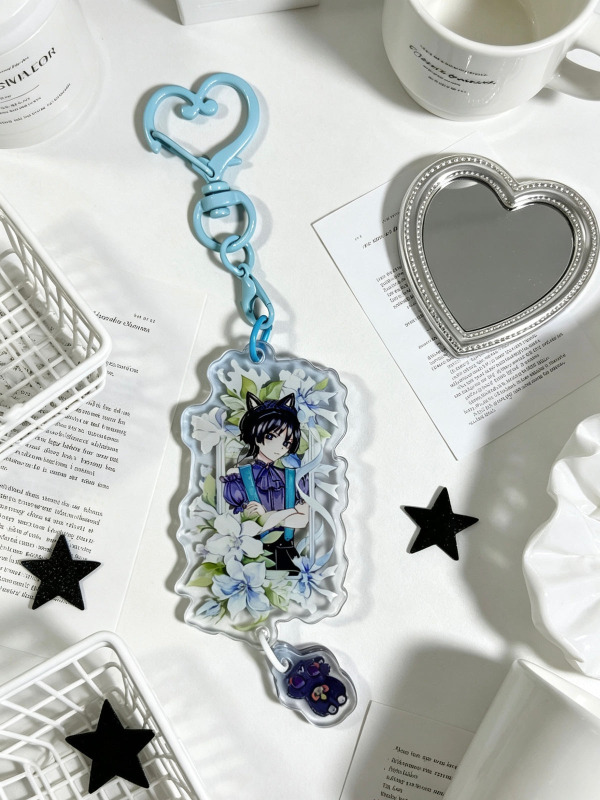 Genshin Impact The Balladeer 6+3CM acrylic keychain