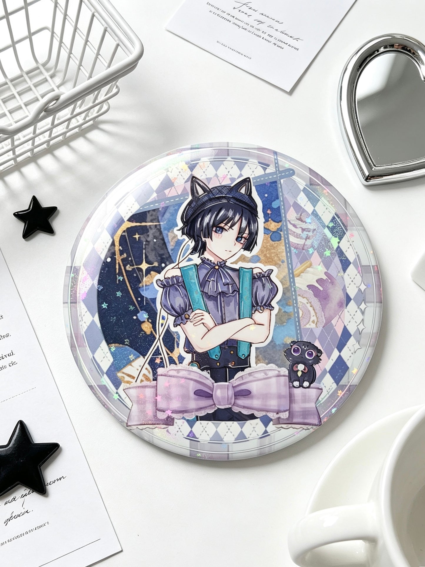 Genshin Impact Scaramouche 58mm badge