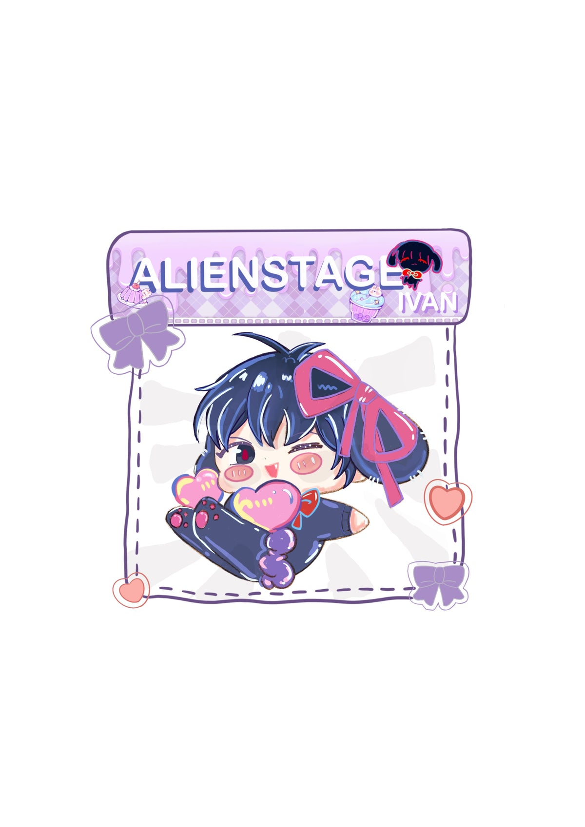 Alien Stage IVAN 1OCM acrylic keychain