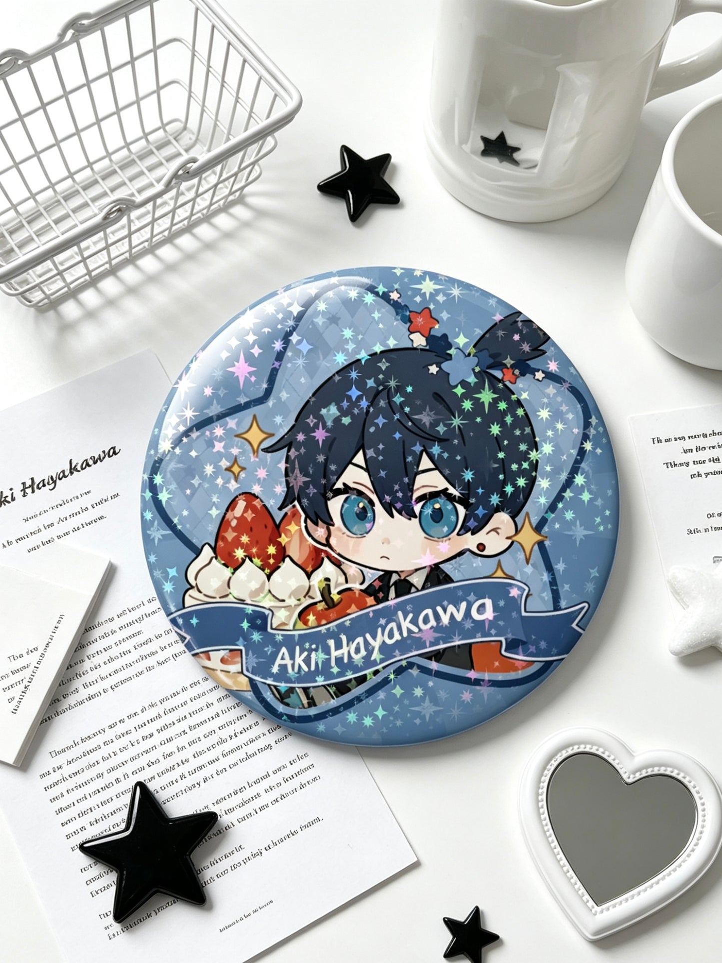 Chainsaw Man AKI 58MM Badge