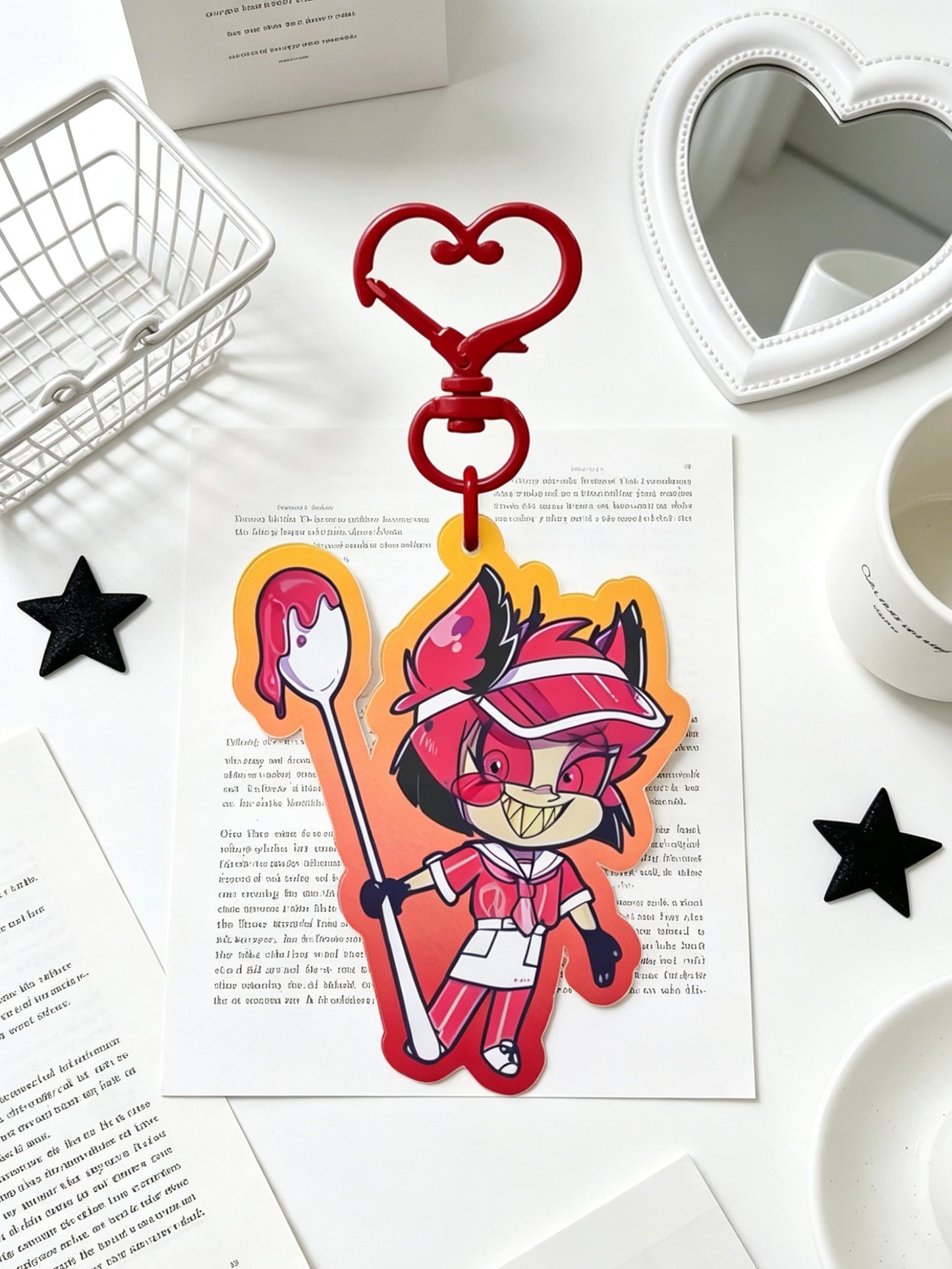 Huzbin Hotel Alastor 6CM keychain