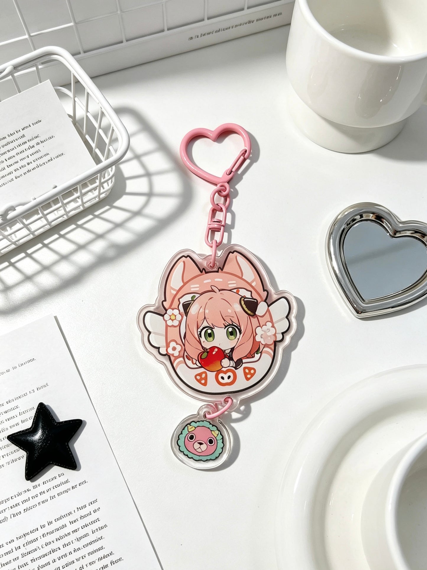 SPY×FAMILY Anya 5+3CM acrylic keychain