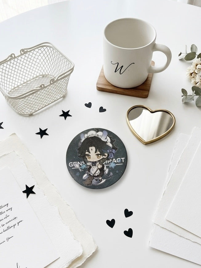 Genshin Impact Xiao Star Glitter Film 75mm Badge