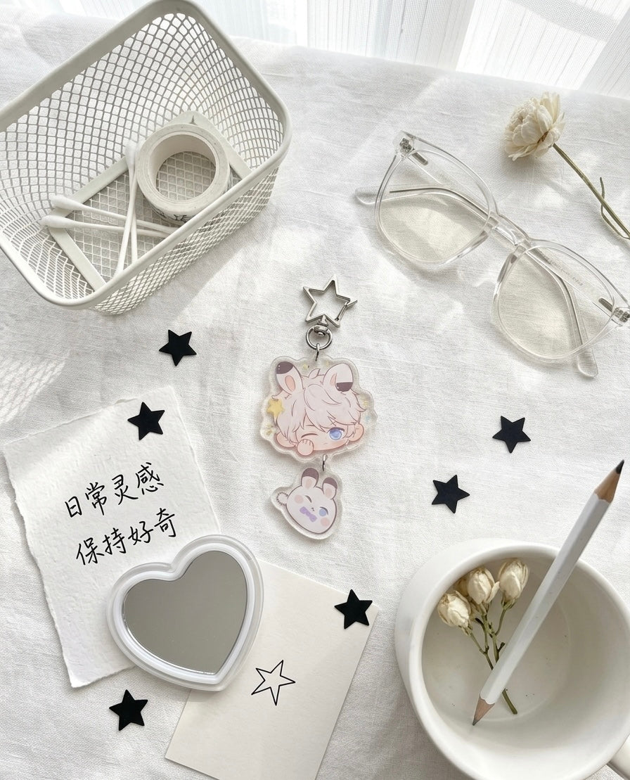 Love and Deepspace Xavier Keychain 10CM-1