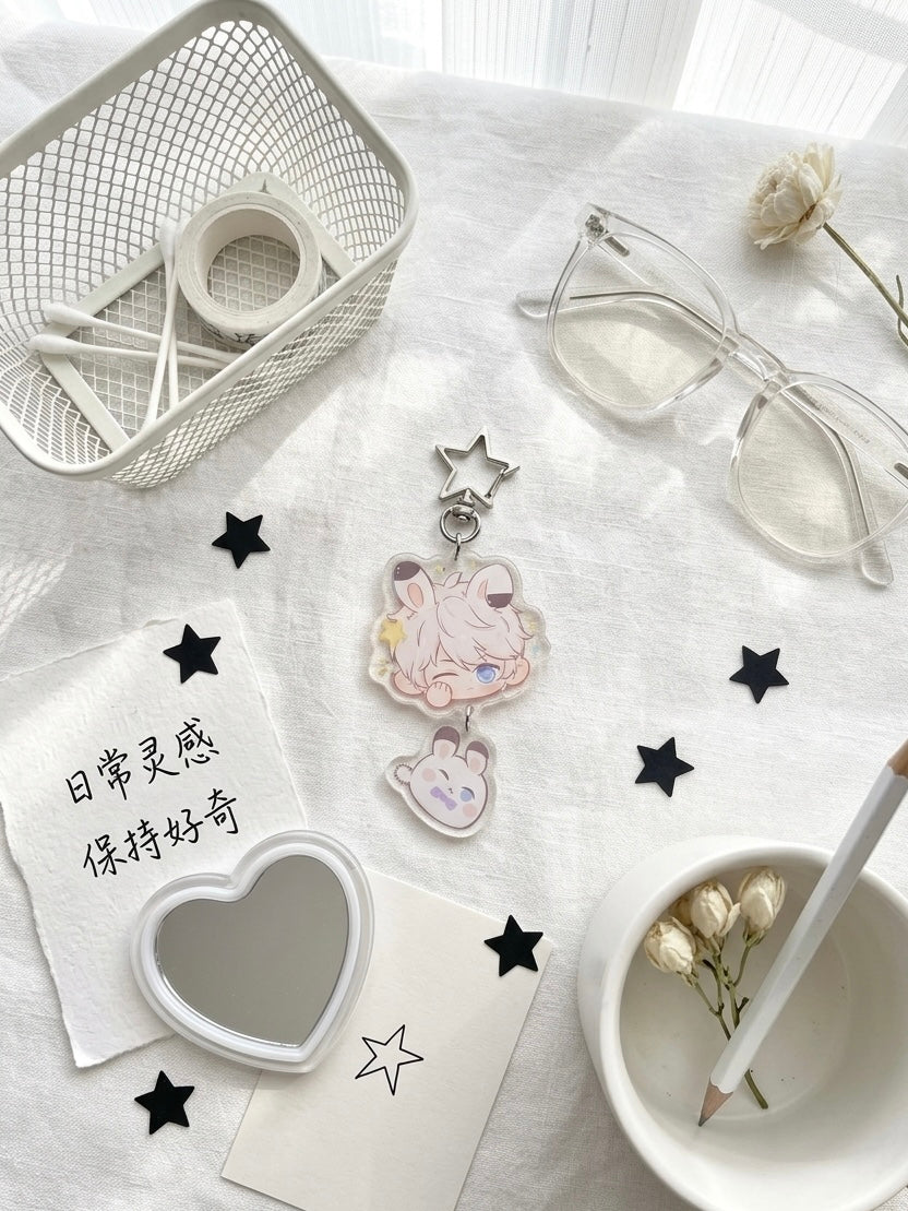 Love and Deepspace Xavier Keychain 10CM-1
