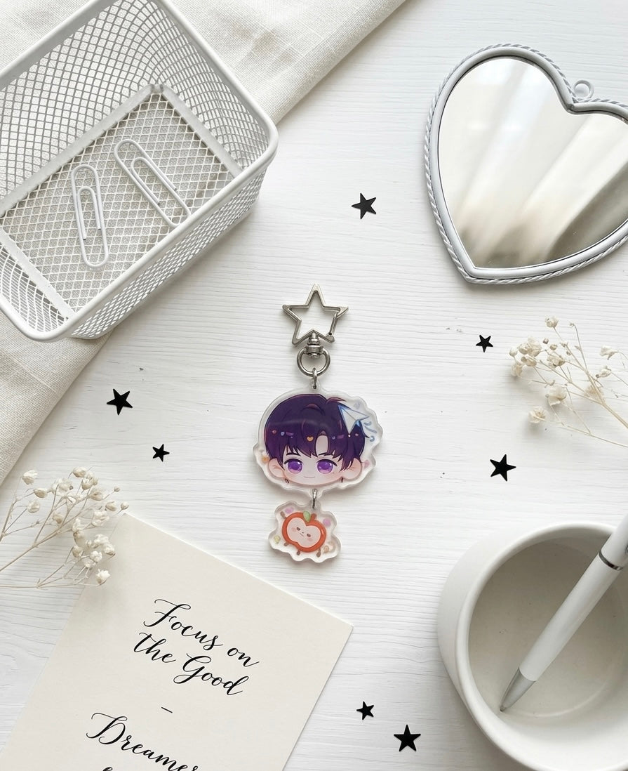 Love and Deepspace Caleb Keychain 10CM