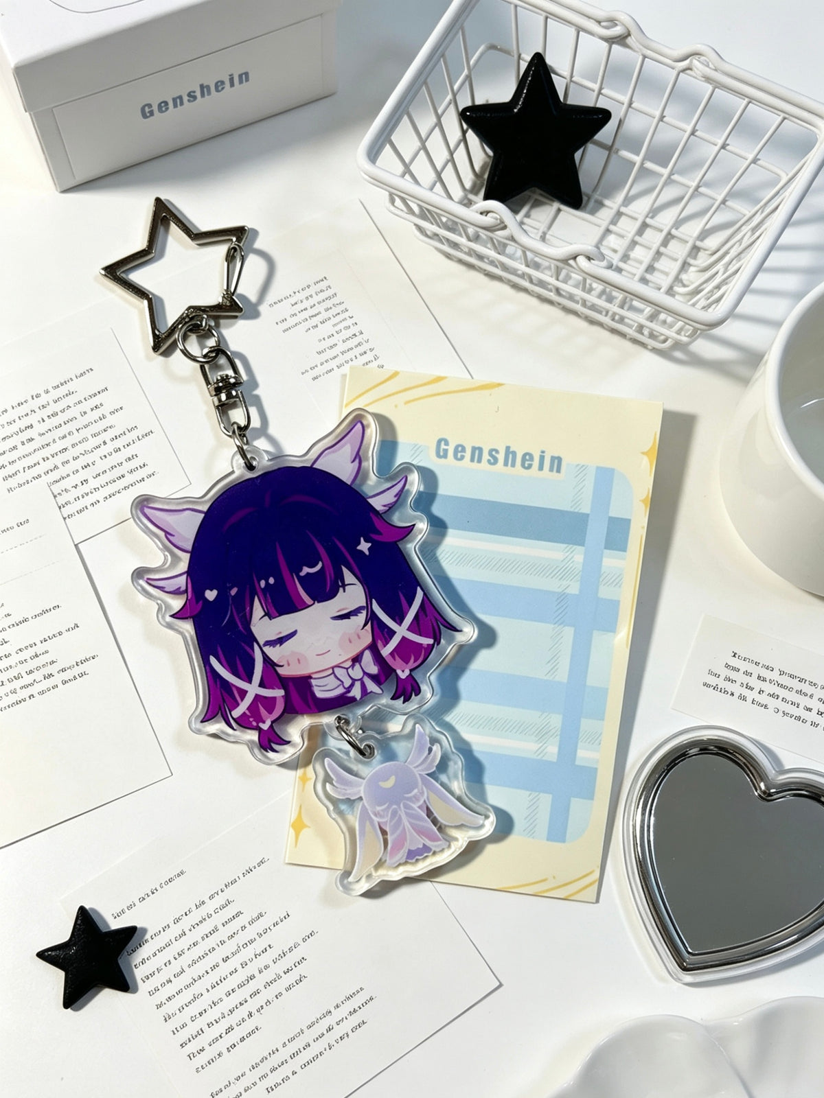 Genshin Impact Columbina 1OCM acrylic keychain