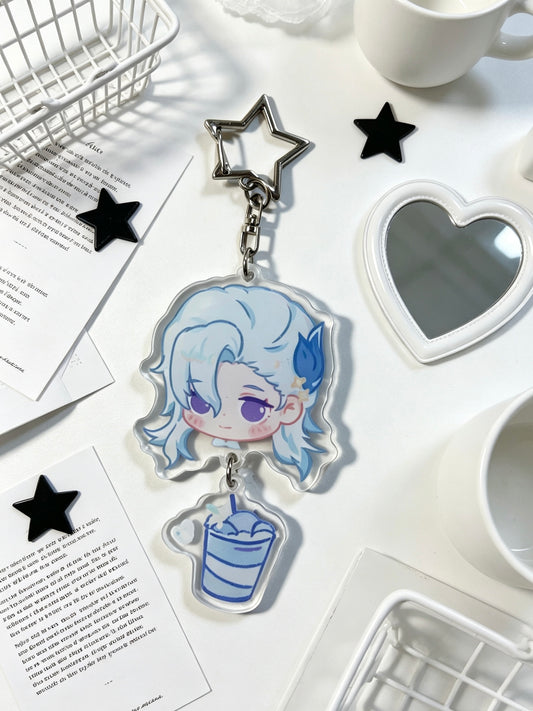 Genshin Impact Neuvillette 1OCM acrylic keychain