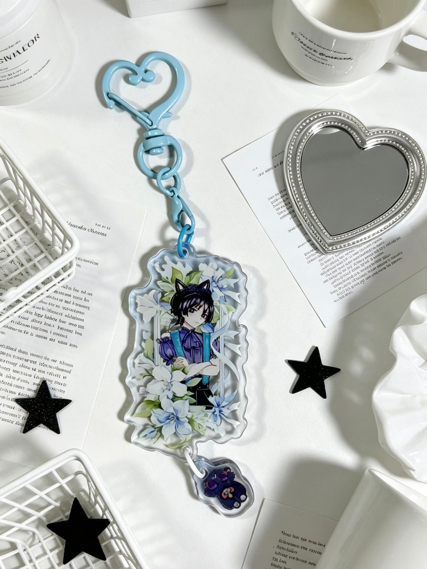 Genshin Impact The Balladeer 6+3CM acrylic keychain