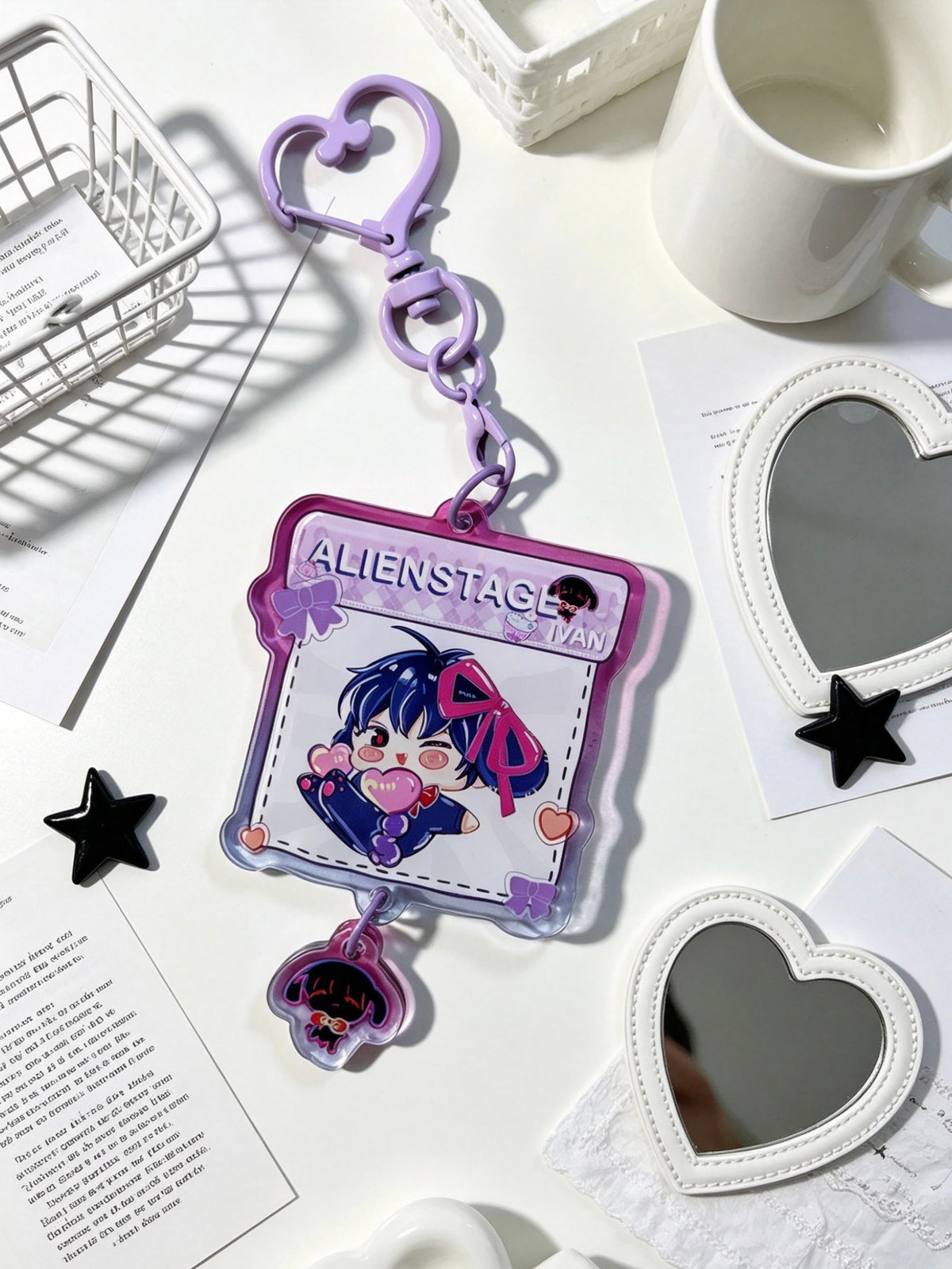Alien Stage IVAN 1OCM acrylic keychain