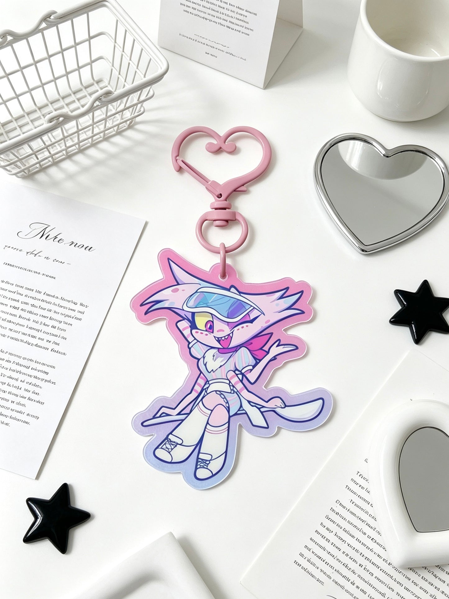 Huzbin Hotel Angel Dust 6CM keychain