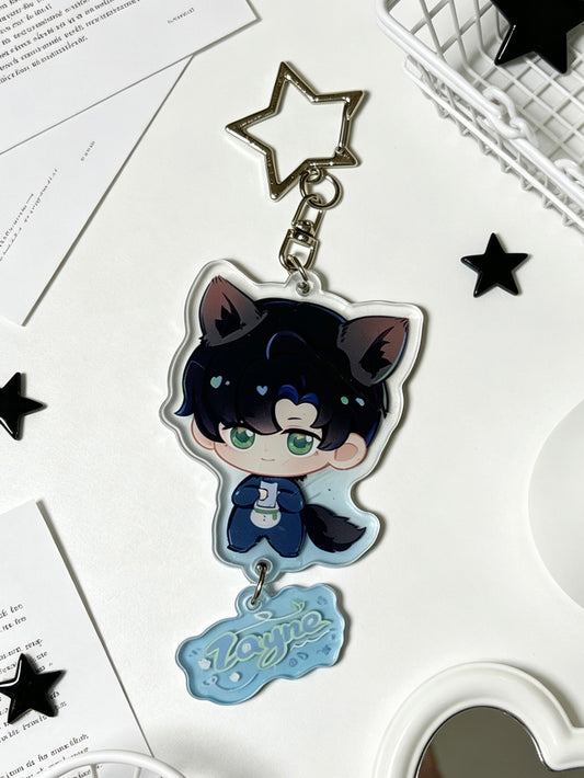 Love and Deepspace Zayne Keychain 10CM-2