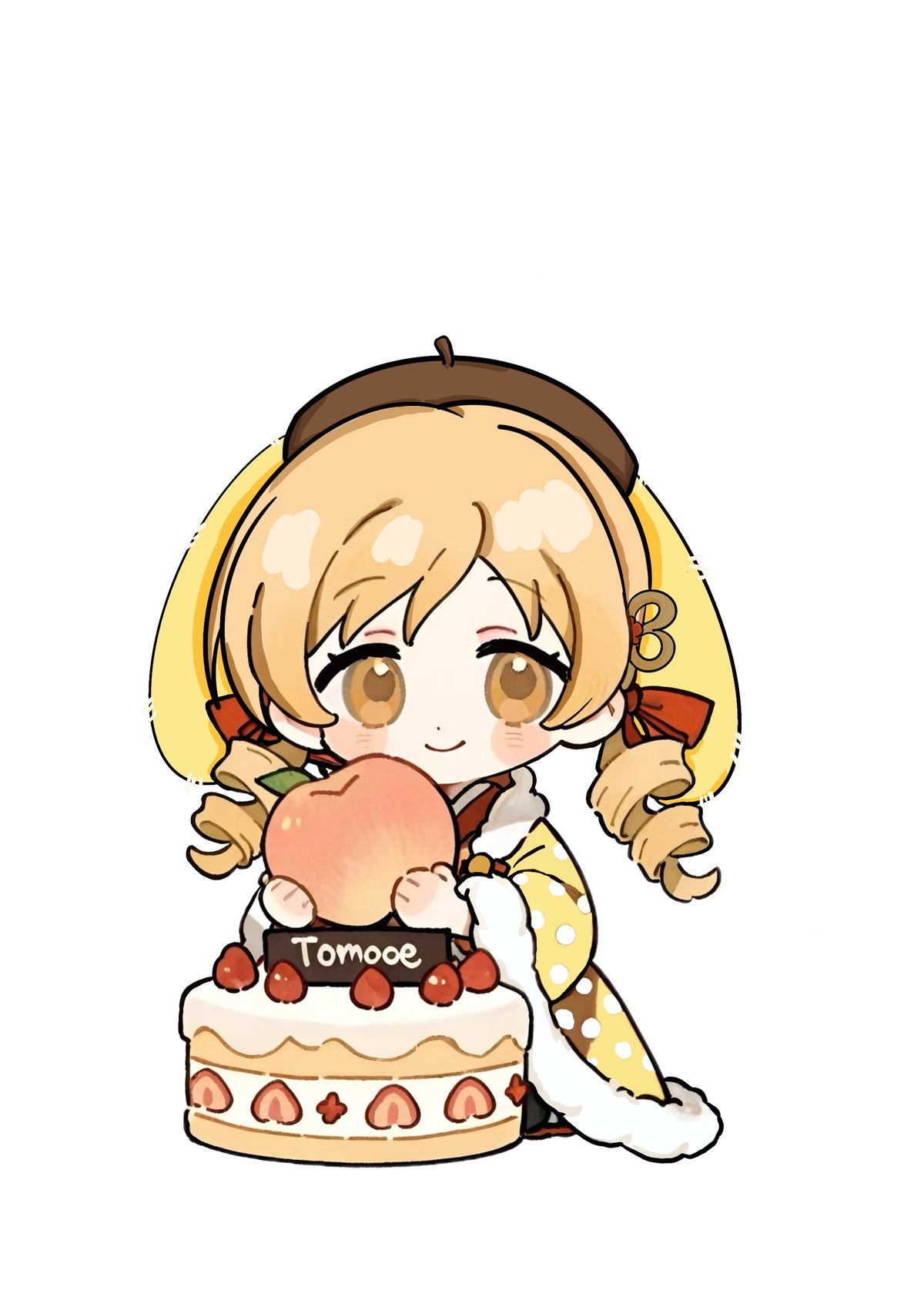 Puella Magi Madoka Magica Tomoe Mami 1OCM acrylic keychain