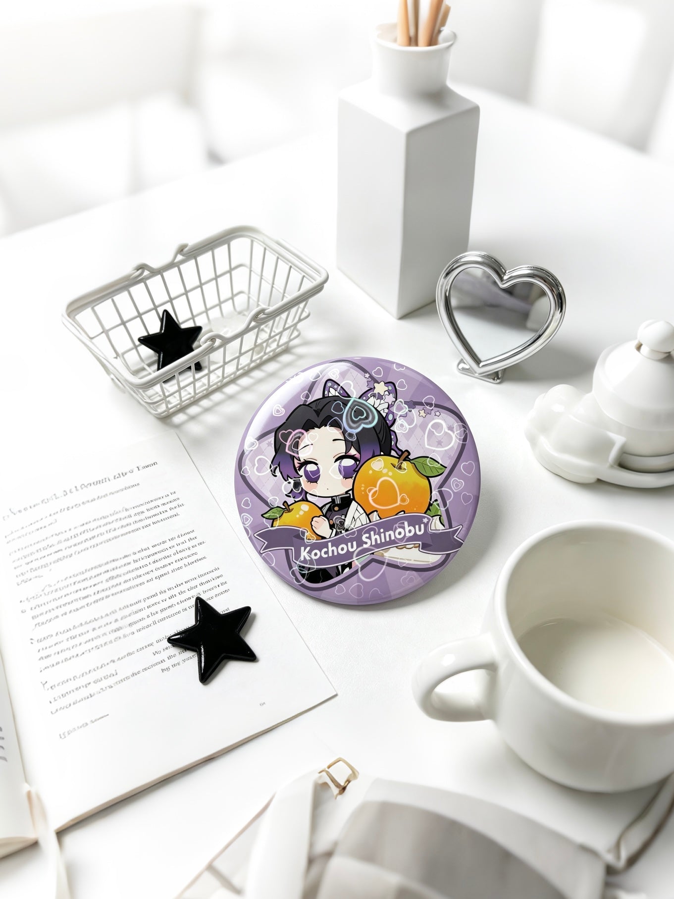 Demon Slayer Shinobu Kochou 58MM Badge