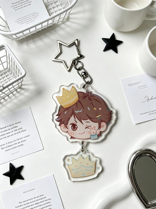 Haikyuu!! Toru Oikawa 10CM acrylic charm keychain