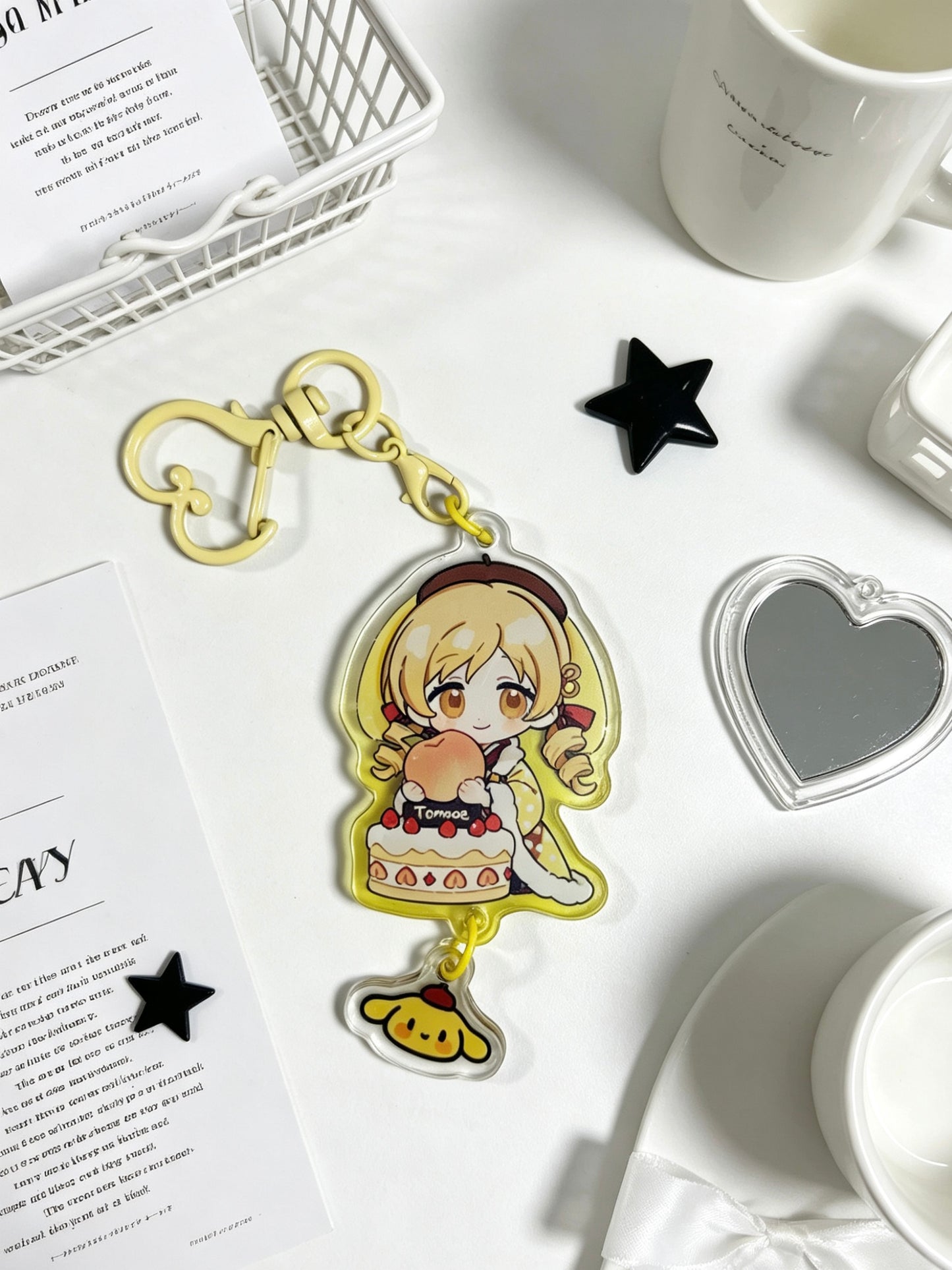 Puella Magi Madoka Magica Tomoe Mami 1OCM acrylic keychain