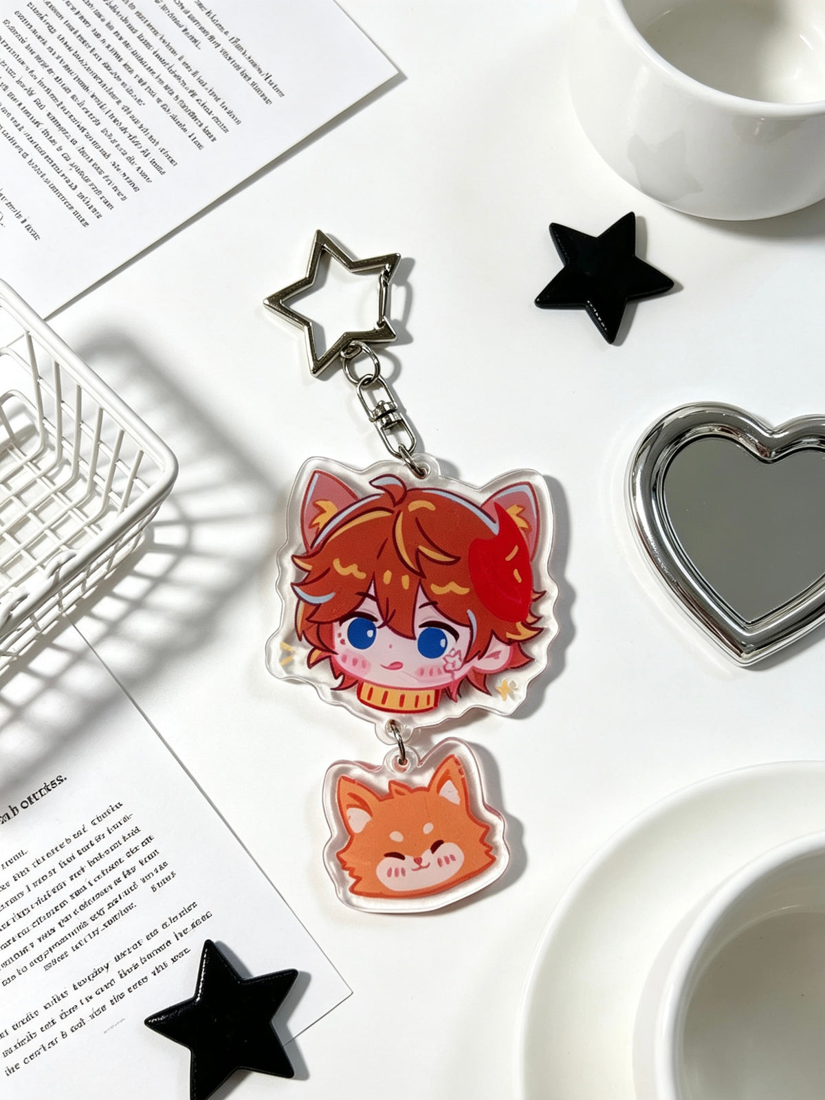 Genshin Impact Tartaglia 1OCM acrylic keychain