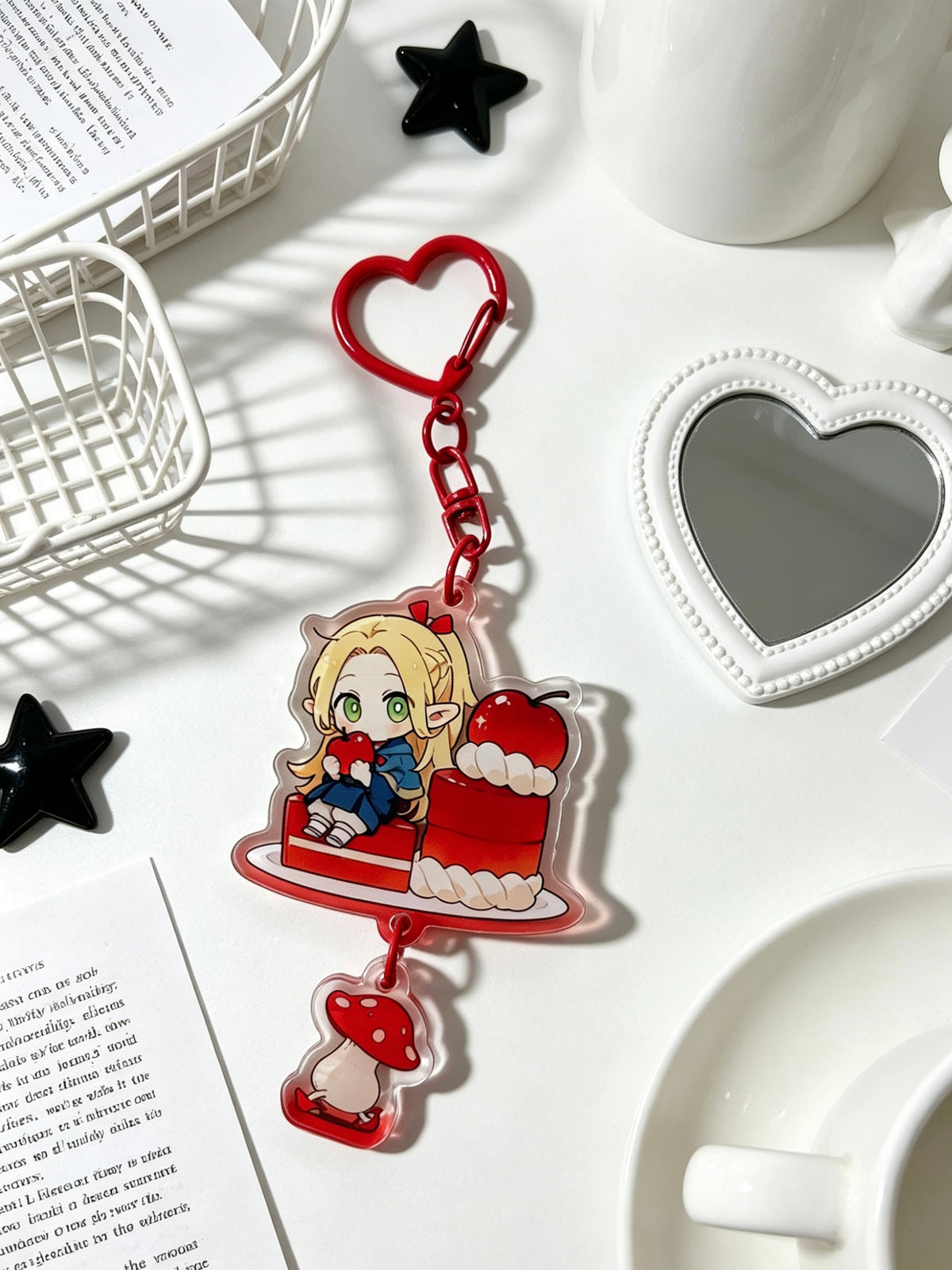 Delicious in Dungeon Marcille 5+3CM acrylic keychain