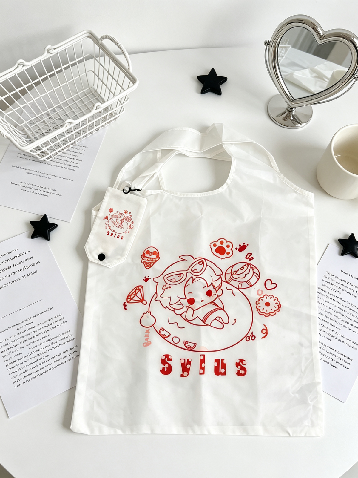 Love and Deepspace Sylus foldable portable shopping bag