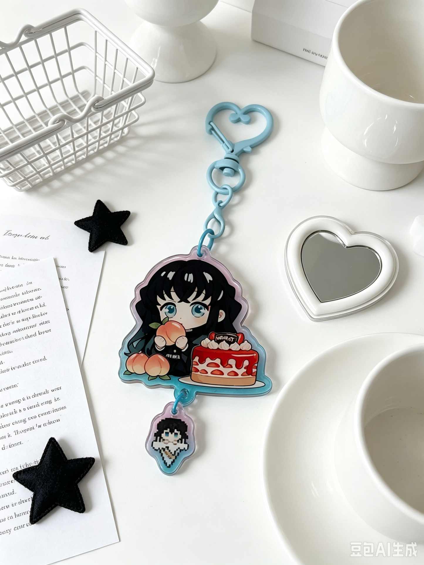 Demon Slayer Tokitou Muichirou 5+3CM acrylic keychain