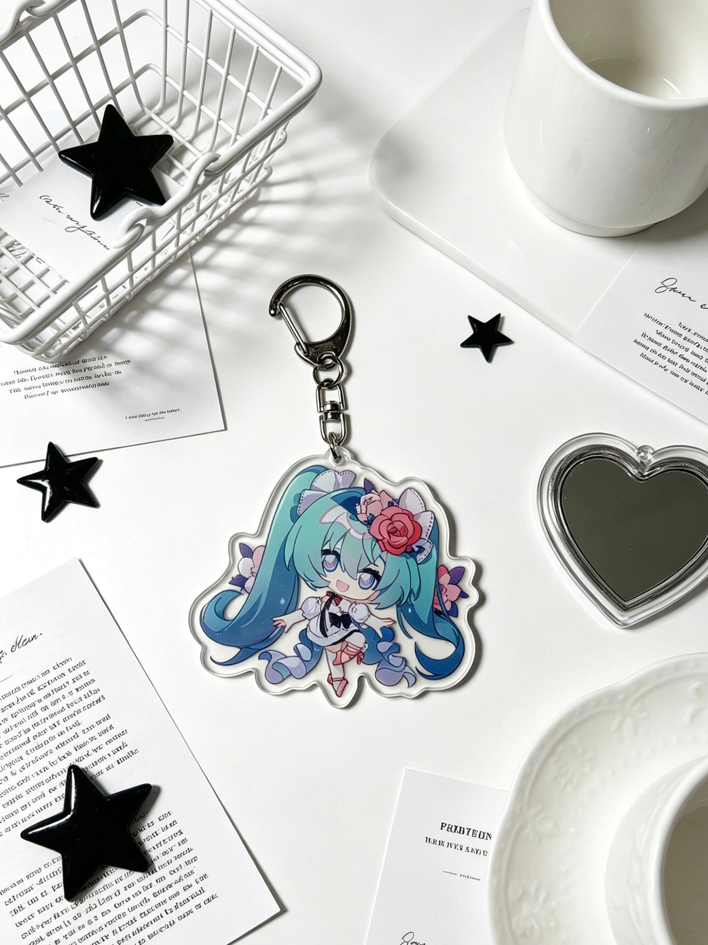 Hatsune Miku Dancing Sprite 6CM acrylic keychain