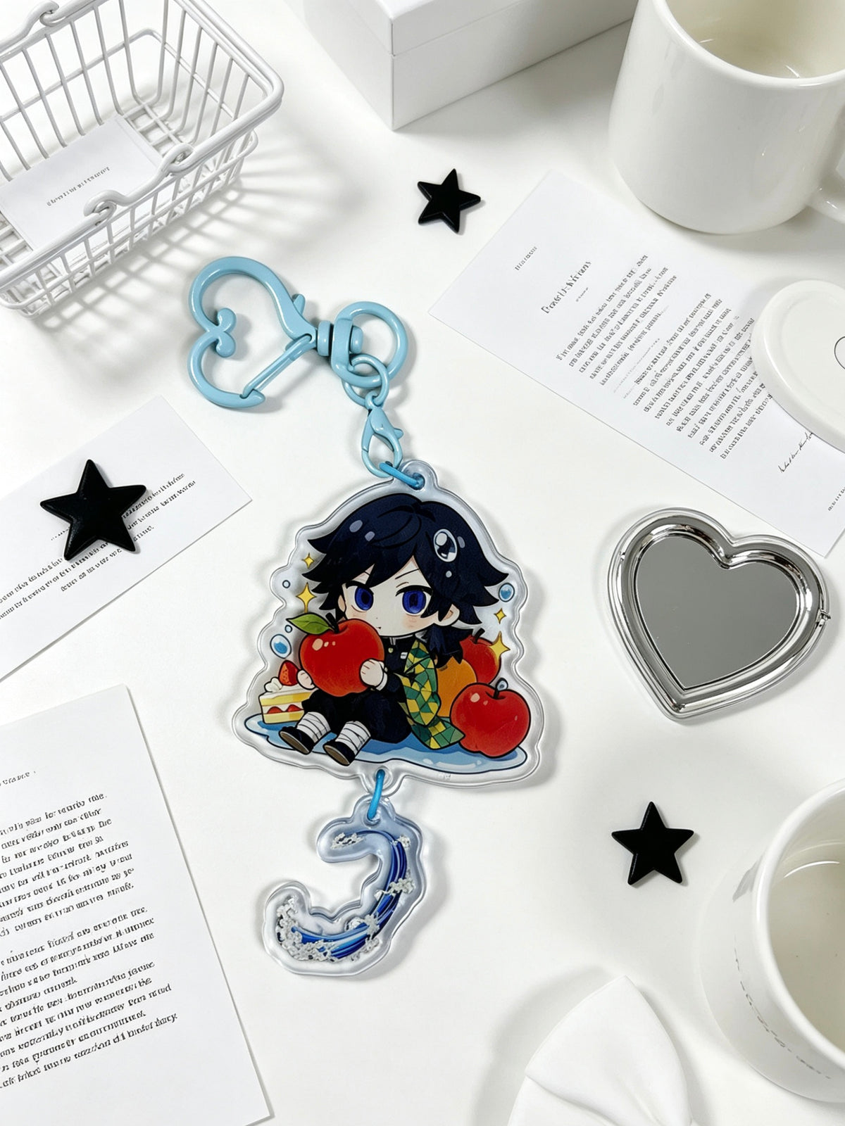 Demon Slayer Giyuu Tomioka 1OCM acrylic keychain