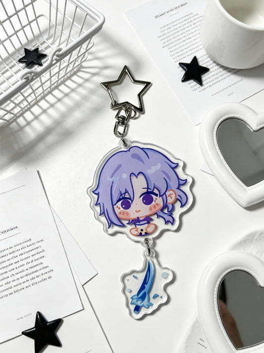 Genshin Impact Kamisato Ayato 1OCM acrylic keychain