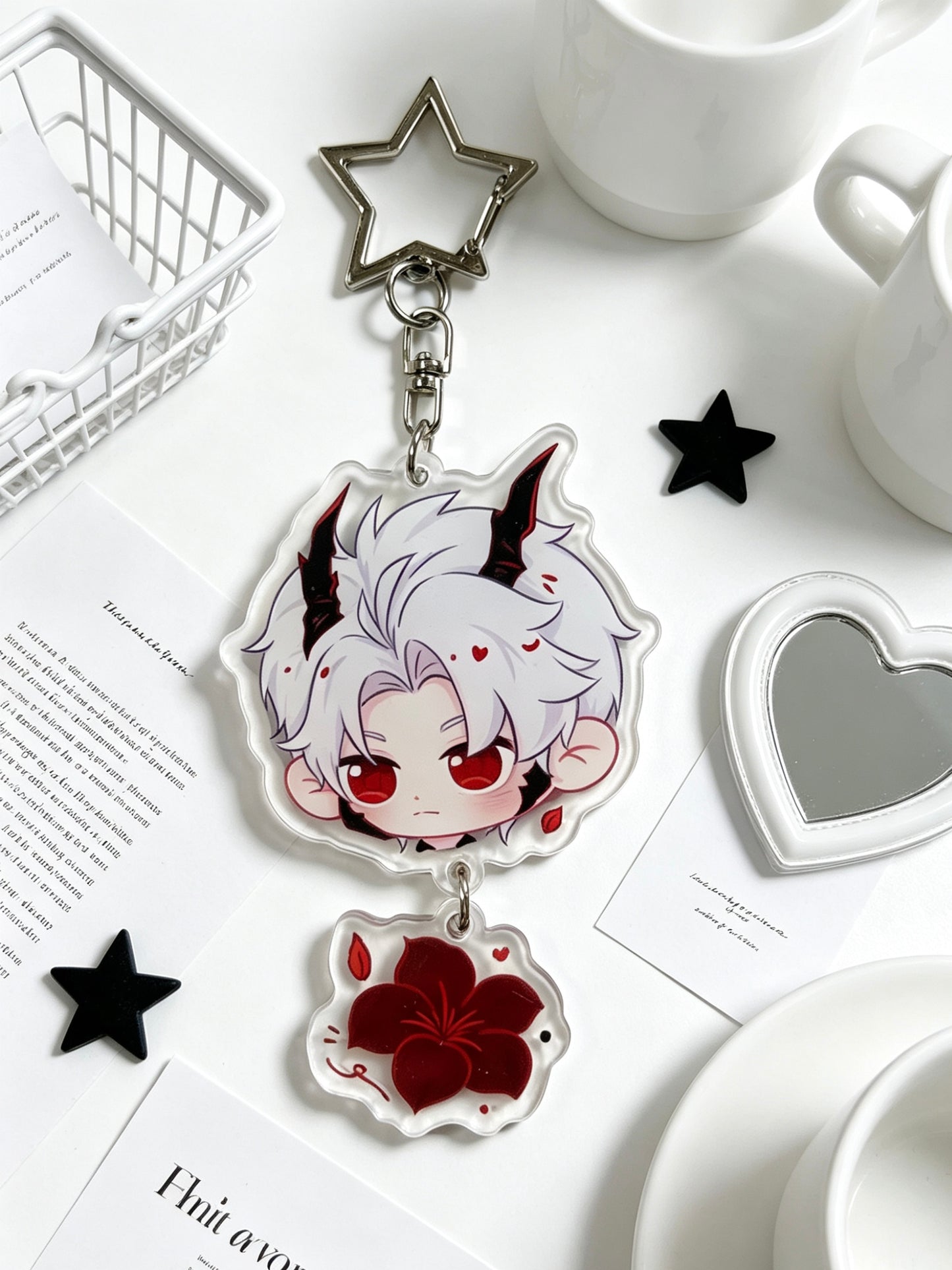 Love and Deepspace Sylus Keychai 10CM-3
