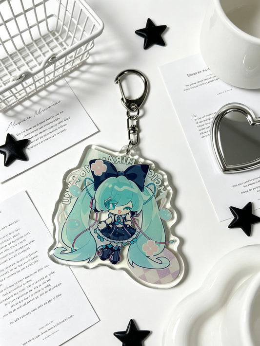 Hatsune Miku Magic Future epoxy resin keychain 7CM