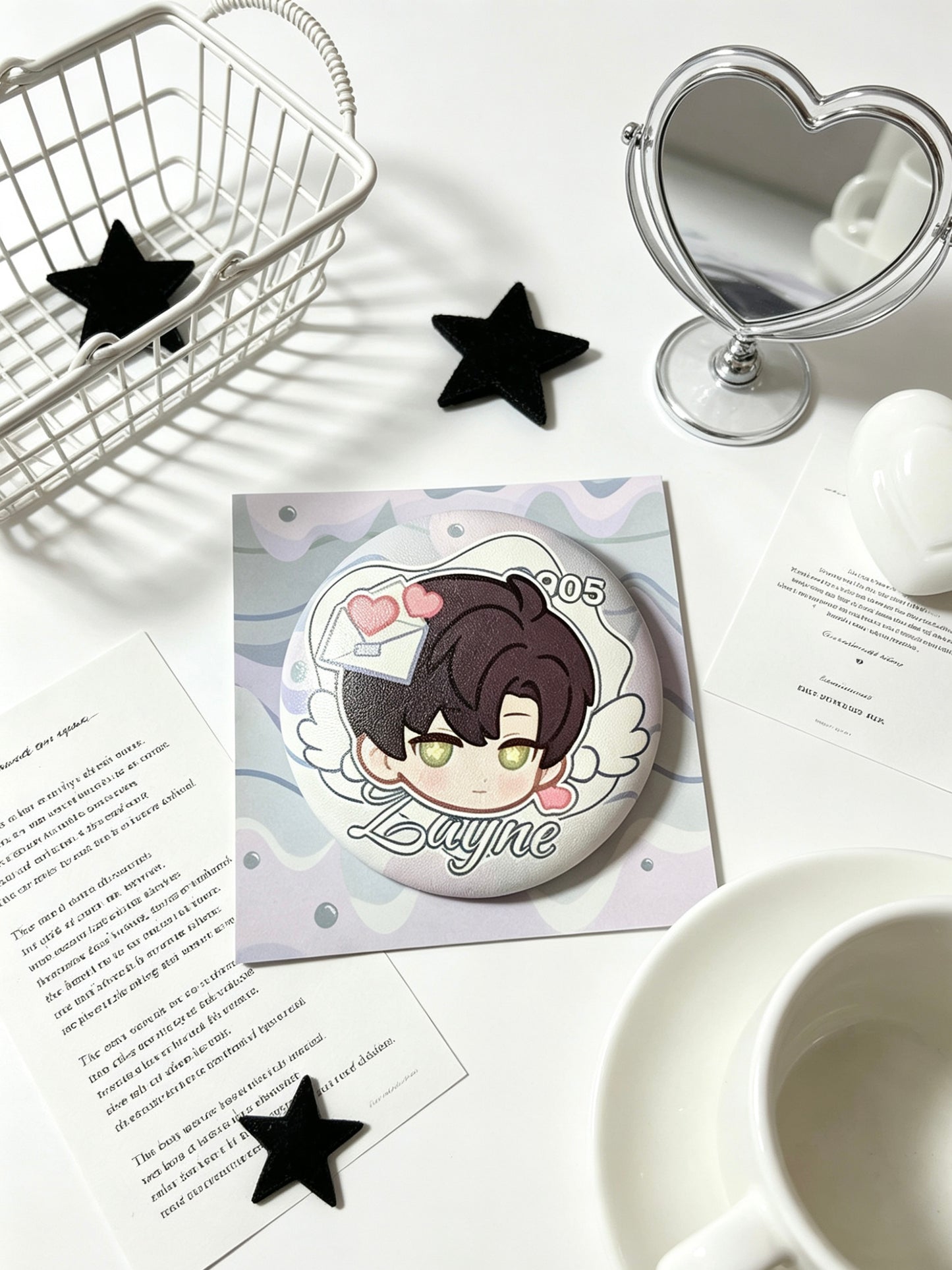 Love and Deepspace Zayne 58mm PU Squishy Badge