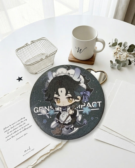 Genshin Impact Xiao Star Glitter Film 75mm Badge
