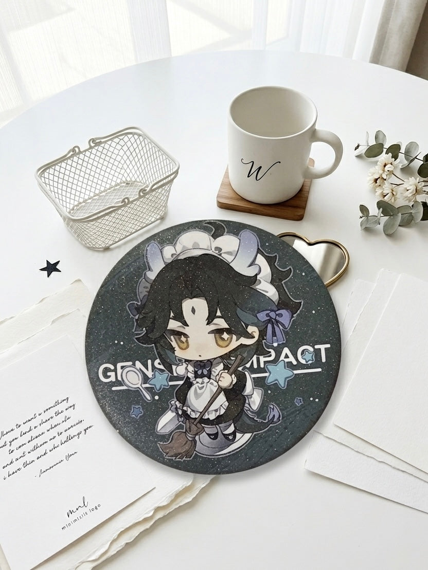 Genshin Impact Xiao Star Glitter Film 75mm Badge