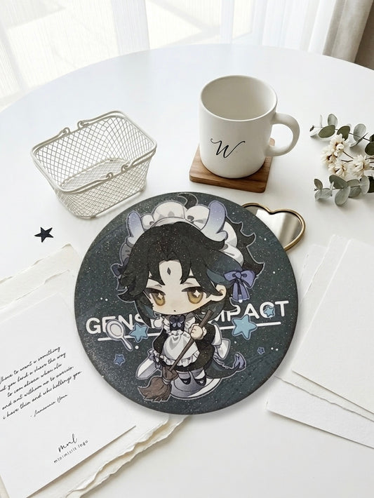 Genshin Impact Xiao Star Glitter Film 75mm Badge