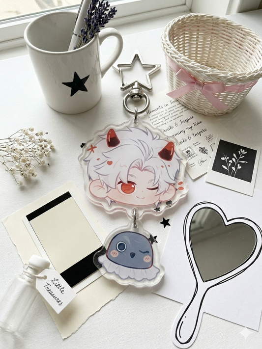 Love and Deepspace Sylus Keychain-1