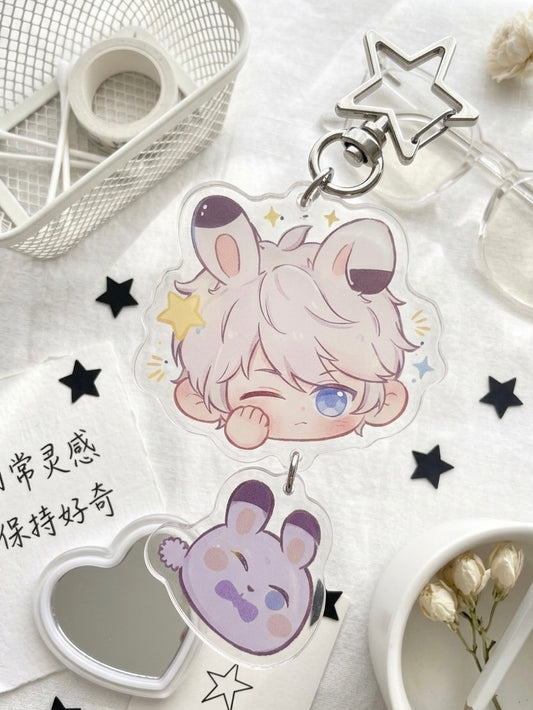 Love and Deepspace Xavier Keychain 10CM-1