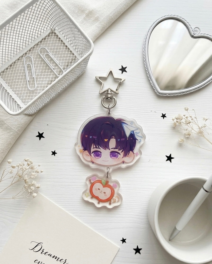 Love and Deepspace Caleb Keychain 10CM