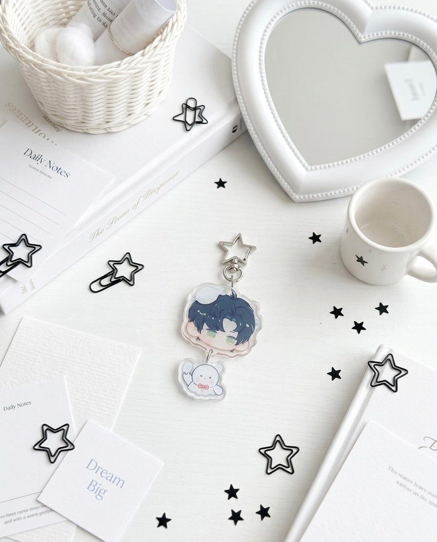 Love and Deepspace Zayne Keychain 10CM-1